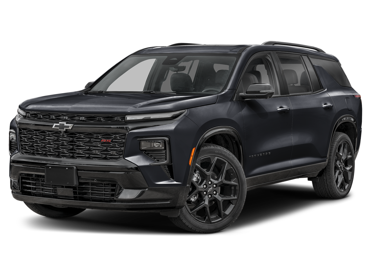2024 Chevrolet Traverse RS in Iridescent Pearl Tricoat — front three-quarter view
