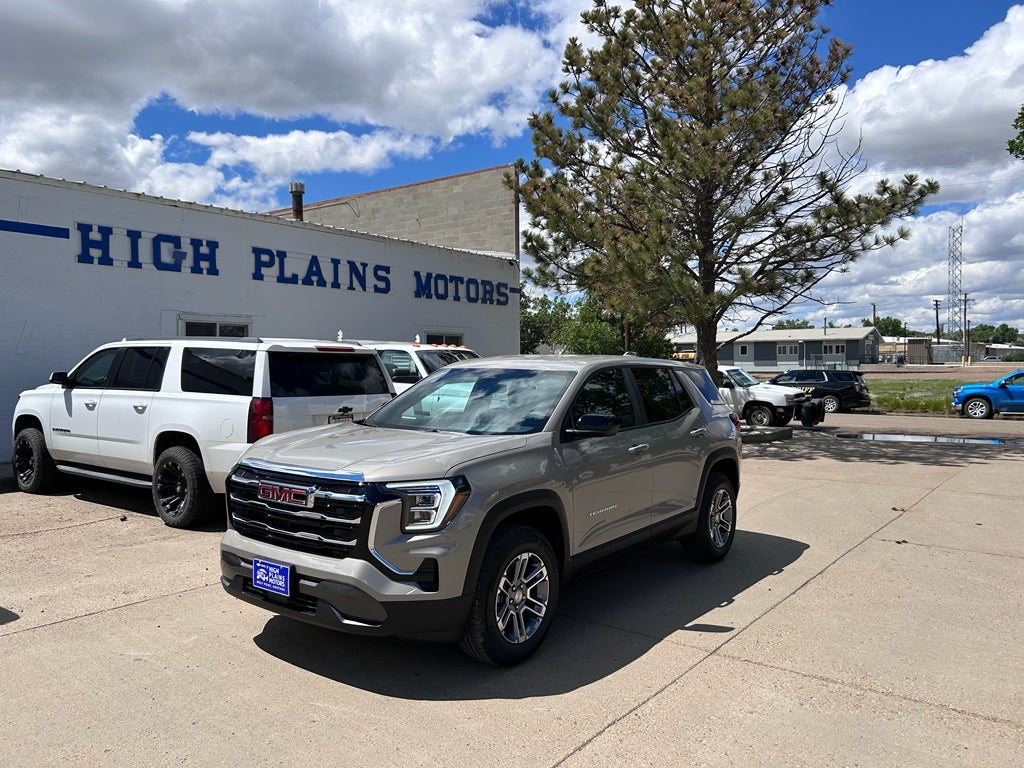2026 GMC Terrain Elevation in Riverstone Metallic — front three-quarter view